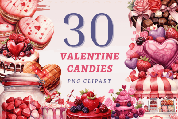 Download Valentine Candies PNG Bundle - Candies Collection