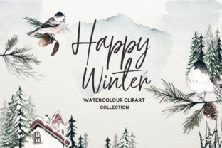 Download Winter Watercolor Collection - Collection Collection