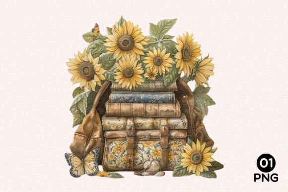 Download Whimsical Summer Sunflower Clipart - Premium Resources