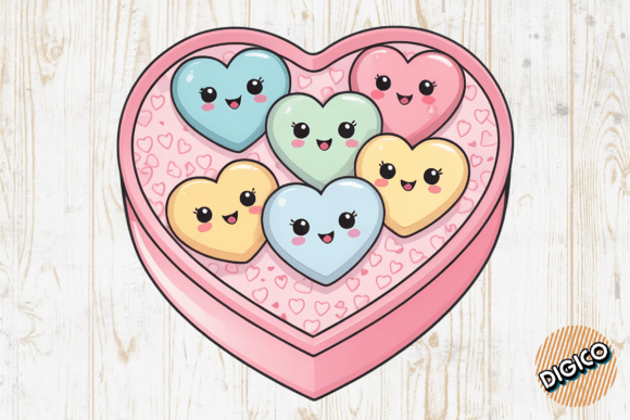 Download Anime Candies in the Heart Shaped Box - Candies Collection