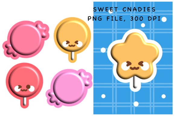 Download Sweet Candies Sticker - Candies Collection